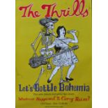 The Thrills, Let's Bottle Bohemia promo poster, 51x76cm.