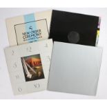 4 x New Order 12" singles. Ceremony 9FAC 33). Blue Monday (FAC 73), die cut sleeve, with black inner