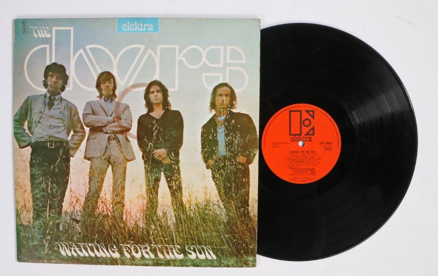 The Doors - Waiting For The Sun LP (EKS 74024), gatefold sleeve, red labels.