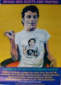 Ian Dury poster. New Boots And Panties, A Tribute To An Outstanding Album, 50x70cm.