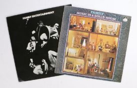 2 x Family LPs. Music In A Doll's House (SEE 100), reissue wth insert. Entertainment (SEE 200),