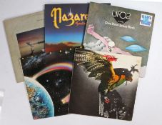 5 x Rock LPs. Budgie - In For The Kill (MCF 2546). Nazareth - Greatest Hits. Rainbow - Down To Earth