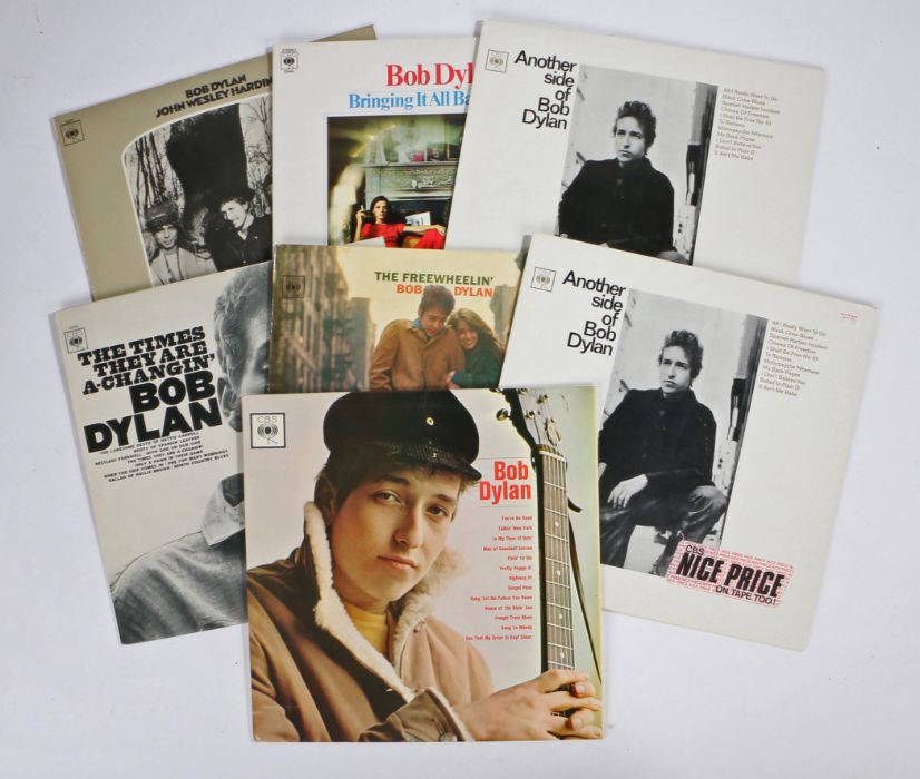 7 x Bob Dylan LPs. Another Side Of Bob Dylan (32034), reissue (x2). Bringing It All Back Home (