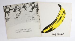 2 x Velvet Underground LPs. The Velvet Underground & Nico (SPELP 20), reissue. Whie Light/White Heat