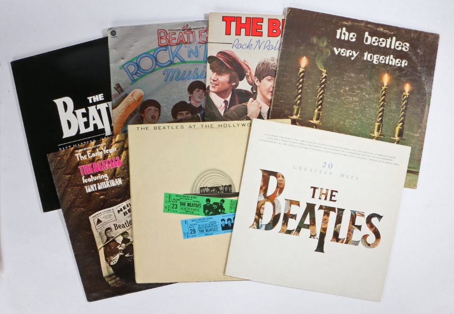 7 x Beatles Compilation LPs. Rock 'N' Roll Music (SKBO-11537). Rock 'N' Roll Music Vol.2 (MFP