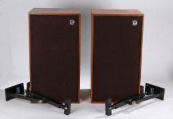 Pair of Wharfdale XP2 speakers and Stands