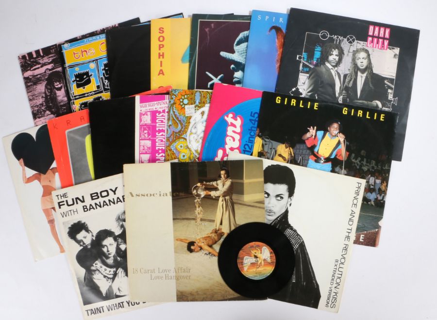 16 x Pop/Rock/Electronica 12" singles to include Kraftwerk - The Model/Computer Love (12 EMI