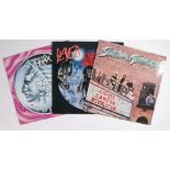 3 x Metal LPs. Anthrax - Indians LP (12 IS 325), limited edition poster bag. Slayer - Live Undead (