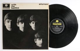 The Beatles - With The Beatles LP (PCS 1206), 'jobete' music credit.VG