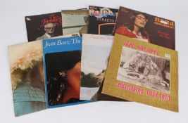 9 x Folk/World music LPs to include Joan Baez - The First Ten Years (6635003). Bulgaria Folk