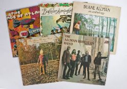 5 x Rock LPs. The Allman Brothers Band (2) - The Allman Brothers Band LP (K40082), reissue. Brothers