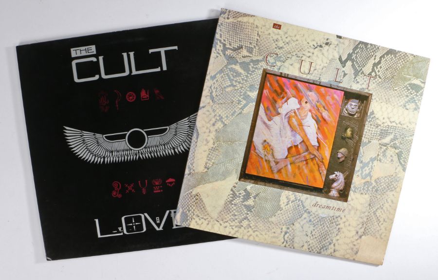 2 x The Cult LPs. Dreamtime (BEGA 57). Love (BEG A 65),gatefold sleeve.