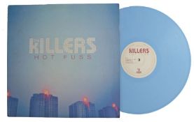 The Killers - Hot Fuss LP (LIZARD011X), first pressing on blue vinyl.