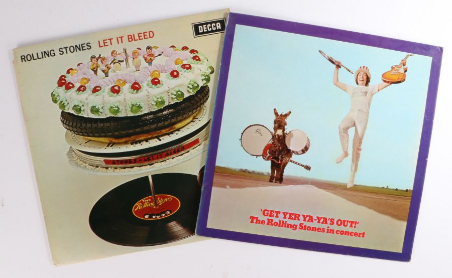 2 x Rolling Stones LPs. Let It Bleed (SKL 5025) first pressing. Get Yer Ya-Ya's Out! (SKL 5065),