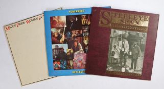 3 x Folk LPs. Steeleye Span - Ten Man Mop Or Mr. Reservoir Butler Rides Again (CREST 9)., reissue,