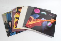 7 x Rock LPs. Phil Collins - No Jacket Required (251 699-1). Dire Straits - Money For Nothing (