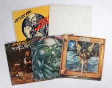 5 x Jethro Tull LPs. M.U. The Best Of Jethro Tull (CHR 1078). Too Old To Rock 'N' roll: Too Young To