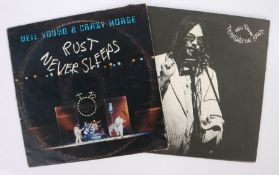 2 x Neil Young LPs. Tonight's The Night (K54040). Rust Never Sleeps (K54105).