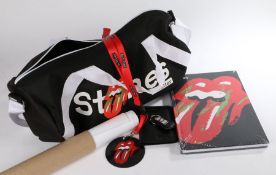 The Rolling Stones No Filter Tour Merchandise. VIP Holdall bag to contain official book, poster, key