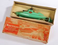 Nautilus clockwork submarine, based on Walt Disney film '20,000 Leagues Under the Sea' Sutcliffe