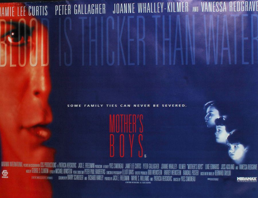 Mother's Boys, British Quad poster, starring Jamie Lee Curtis