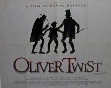 Oliver Twist, British Quad poster, starring Ben Kingsley, Jamie Foreman, Harry Eden