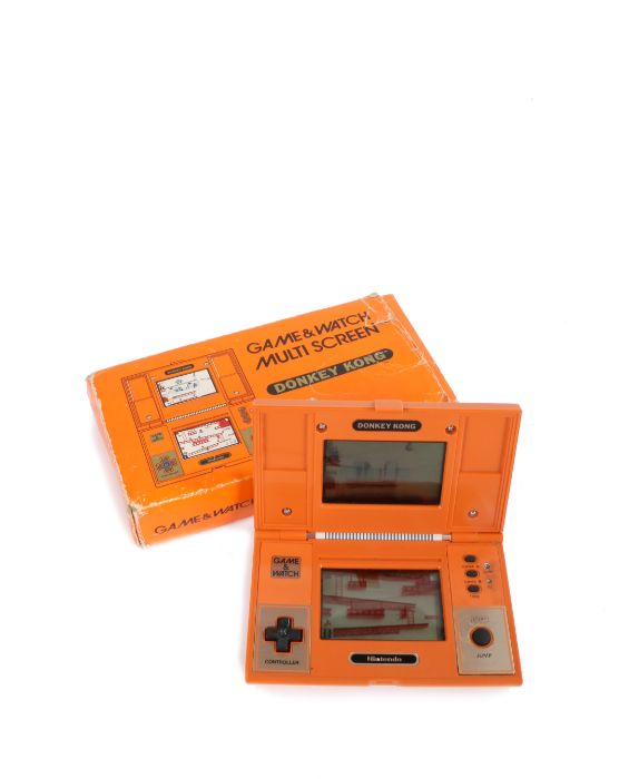 Nintendo Donkey Kong DK-52 Game & Watch Multi Screen, 1982, housed in original polystyrene packaging - Image 2 of 2