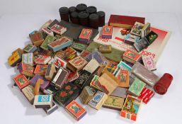 Advertising interest, an interesting collection of match boxes, to include Bryant and May, Wind
