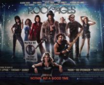 Rock of Ages, British Quad poster, starring, Julianne Hough, Russell Brand, Paul Giamatti, Mary J
