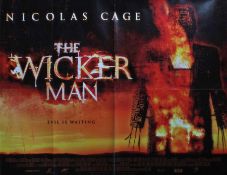 The Wicker Man, British Quad poster, starring Nicolas Cage