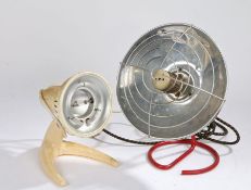 Astralux mini sun lamp, together with a another heating lamp, (2)