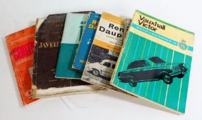 Collection of mid 20th century and later car manuals and books, to include 'The Modern Car', 'The