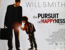 The Pursuit of Happyness, British Quad Poster, starring Will Smith