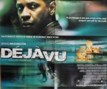 Deja Vu, British Quad Poster, starring Denzel Washington