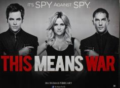 This Means War, British Quad Poster, starring Reece Witherspoon and Tom Hardy