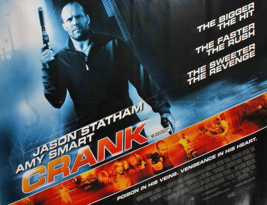 Crank, British Quad Poster, starring Jason Statham