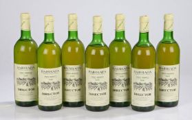 Bairrada Director 1990 Portuguese white wine, seven bottles, 750ml, 11% vol (7)