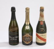 G.H. Mumm & Co Cordon Rouge champagne, 750ml, 12%, Blanc de Blancs des Voconces, 75cl, Roche