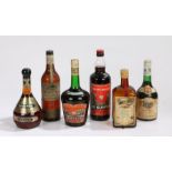 De Kuyper apricot brandy, De Kuyper cherry brandy, Mandarine Napoleon grande liqueur imperiale,