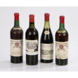 Chateau Palmer Margaux 1947, Chateau Palmer Margaux 1952, Chateau Lafite-Rothschild 1950, Sichel &