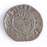 JOHN LACKLAND 1199-1216 SILVER PENNY struck in the name of his Father Henry II, short cross