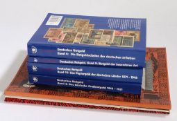 Bank note reference books, to include Deutsches Notgeld, Band, 3, 4, 9, 10, also with The new £5,