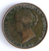 Canadian Token, copper halfpenny, PROVINCE OF NOVA SCOTIA HALFPENNY TOKEN, with central foliage, the