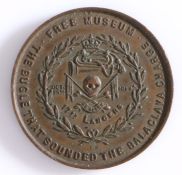 Free Museum Token, The bugle that Sounded the Balaclava Charge, With the Seasons Greetings T.G.