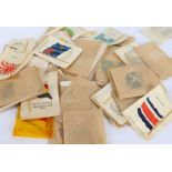 Collection of Kensitas cigarette silk flags (qty)