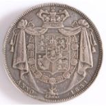 WILLIAM IV 1830-1837 Silver Crown 1831, this being a key coin for those who collect silver five