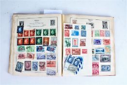 World stamps, in Strand Album, M+U