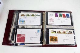 GB stamps First Day Covers, 1969-1980s, housed in two albums and one empty (3)