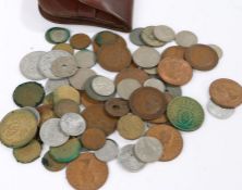 Collection of coins, various countries and denominations, (qty)