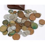 Collection of coins, various countries and denominations, (qty)